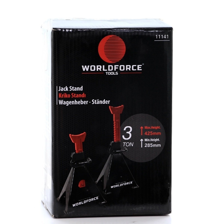 Worldforce 3 Ton Araç Altı Sehpa Kriko Standı 4 Ayaklı 11141 - 4