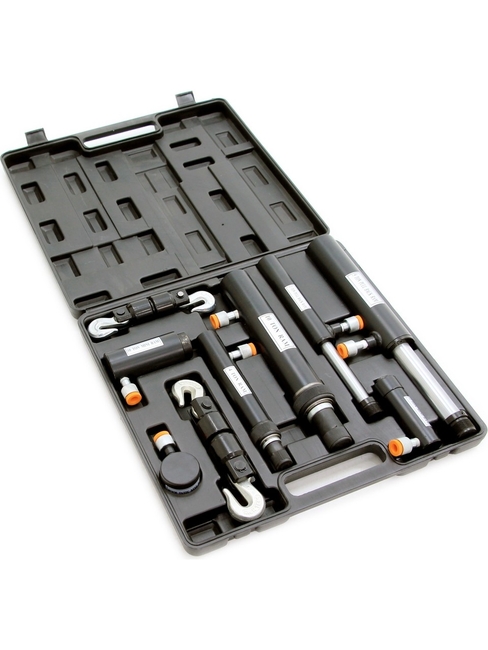 WORLDFORCE TOOLS - Worldforce 7 Parça Profesyonel Oto Doğrultma Seti Silidir Seti 2t, 4t, 5t, 10T Hidrolik Silindir Seti