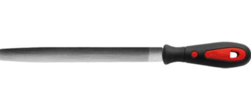 Yarım Yuvarlak Eğe/Kalın Diş-300Mm/Ergo. Sap - 1